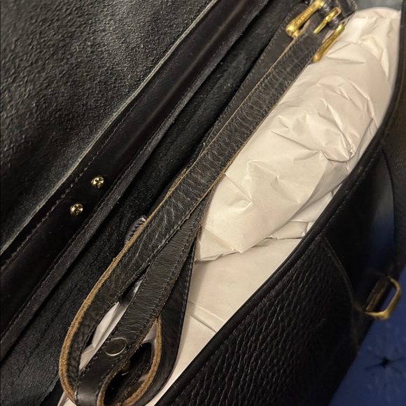 Dooney & Bourke Black Laptop Briefcase Bag with Structured Design - Picture 7 of 7